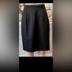 State Of Claude Montana Pencil Skirt Conservative in black Size EU 46 = US 12